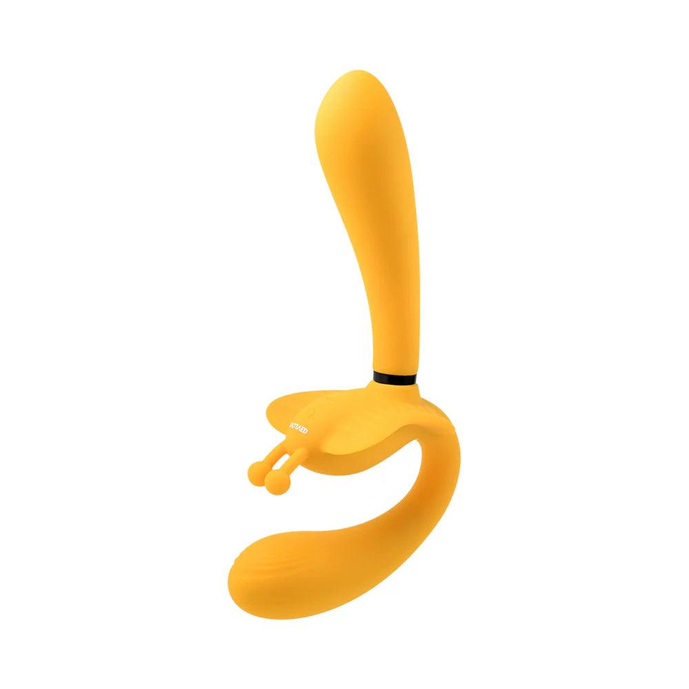 Evolved Monarch Rechargeable Silicone Multifunction Vibrating Strapless Strap-On - Buy At Luxury Toy X - Free 3-Day Shipping