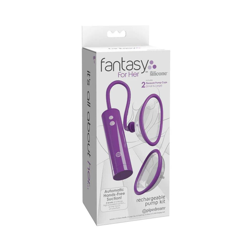 Fantasy For Her Rechargeable Pussy Pump Kit Silicone - Buy At Luxury Toy X - Free 3-Day Shipping