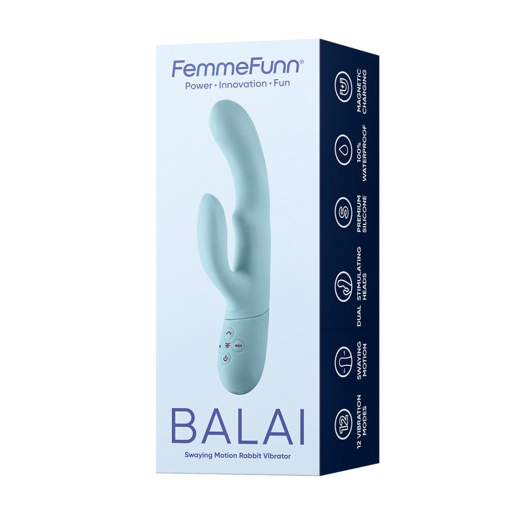 FemmeFunn Balai Rechargeable Silicone Swaying Motion Dual Stimulation Vibrator - Buy At Luxury Toy X - Free 3-Day Shipping