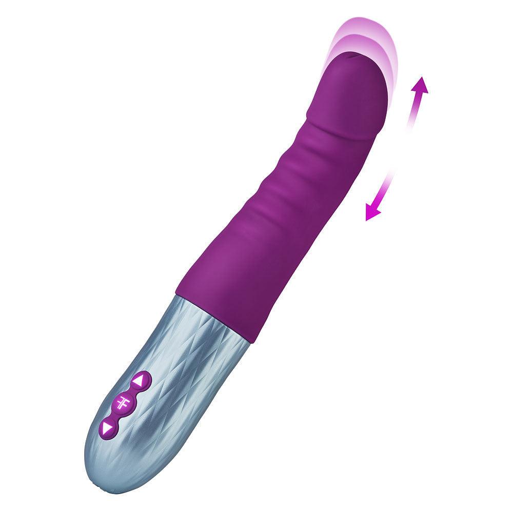 FemmeFunn Cadenza Rechargeable Silicone Thrusting G-Spot Vibrator - Buy At Luxury Toy X - Free 3-Day Shipping