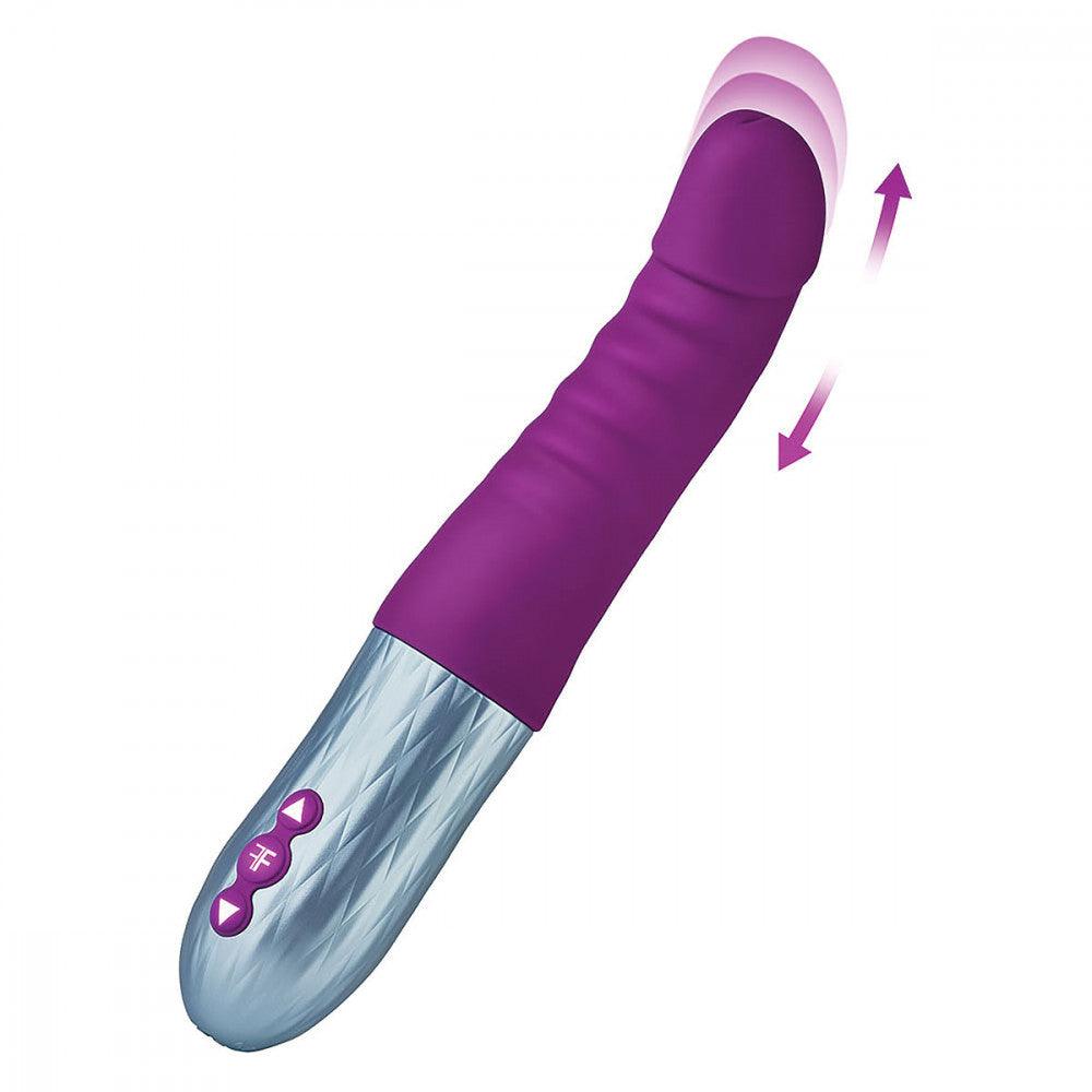 FemmeFunn Cadenza Rechargeable Silicone Thrusting G-Spot Vibrator - Buy At Luxury Toy X - Free 3-Day Shipping