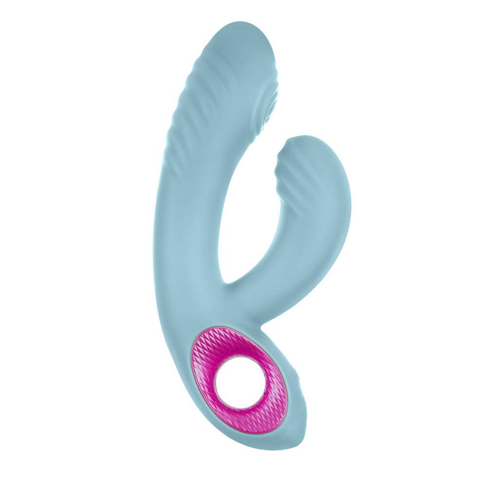 FemmeFunn Cora Rechargeable Silicone Thumping Dual Stimulation Vibrator - Buy At Luxury Toy X - Free 3-Day Shipping