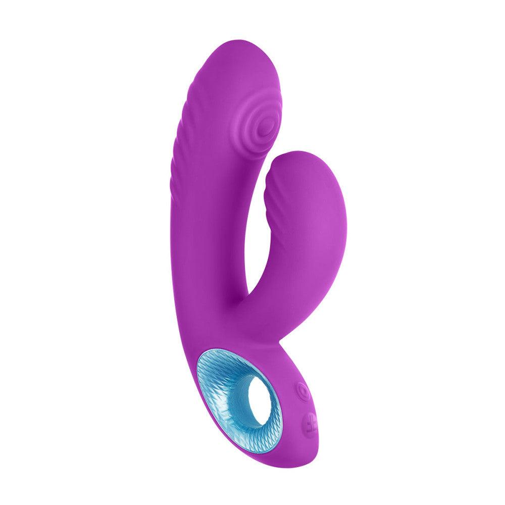 FemmeFunn Cora Rechargeable Silicone Thumping Dual Stimulation Vibrator - Buy At Luxury Toy X - Free 3-Day Shipping