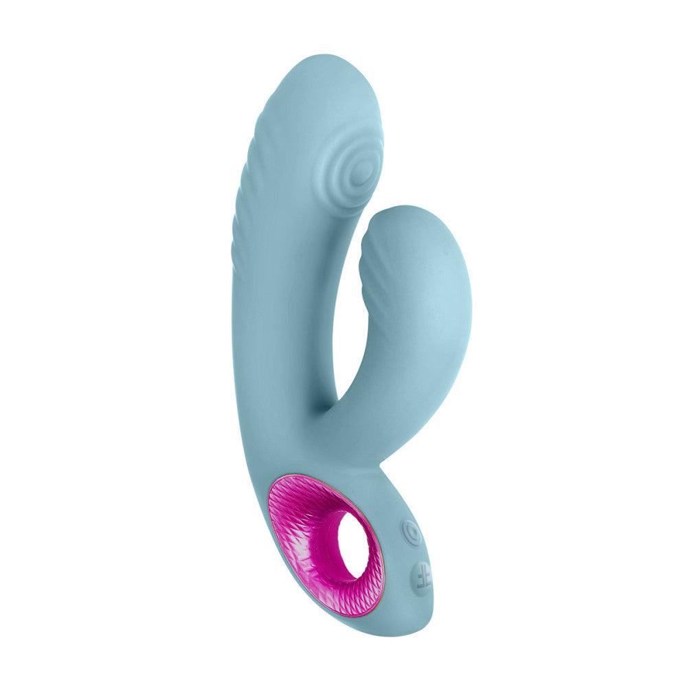 FemmeFunn Cora Rechargeable Silicone Thumping Dual Stimulation Vibrator - Buy At Luxury Toy X - Free 3-Day Shipping