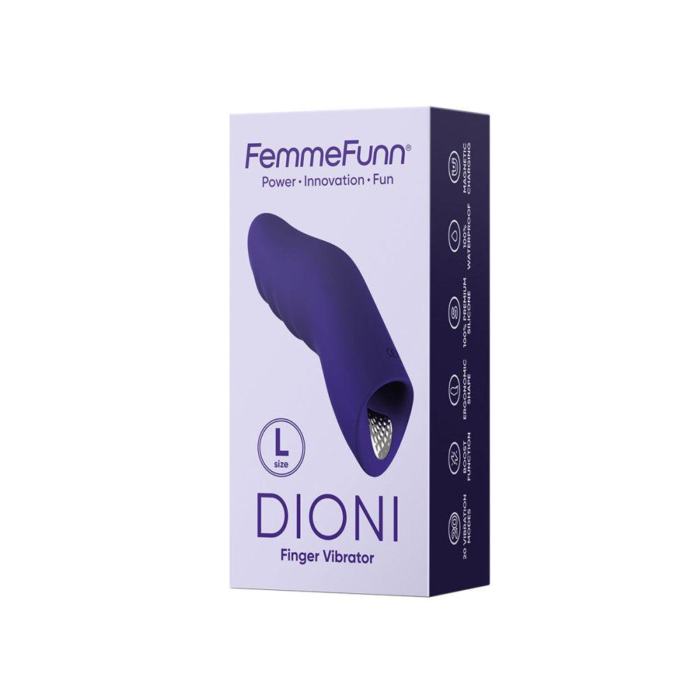 FemmeFunn Dioni Rechargeable Silicone Finger Vibrator - Buy At Luxury Toy X - Free 3-Day Shipping