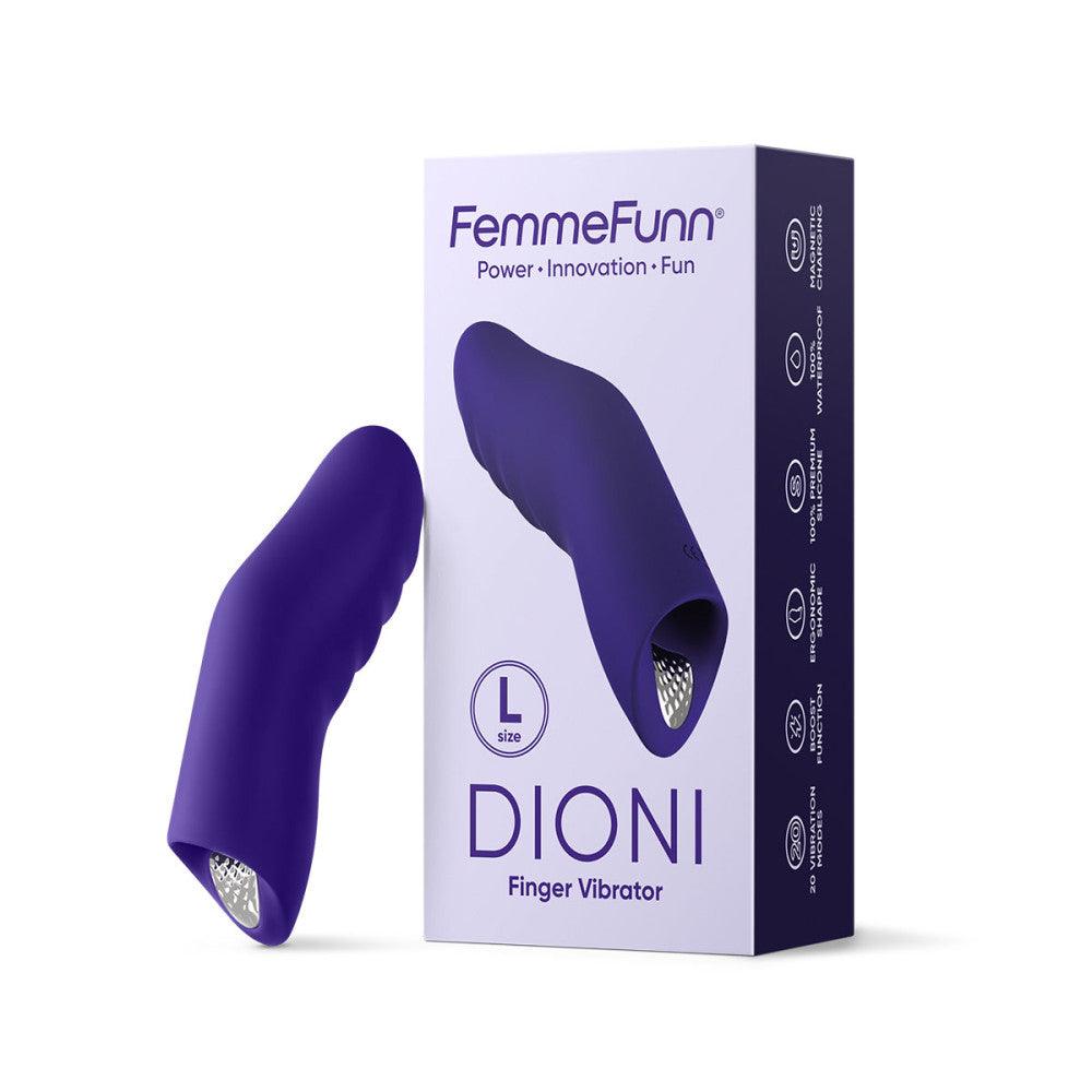 FemmeFunn Dioni Rechargeable Silicone Finger Vibrator - Buy At Luxury Toy X - Free 3-Day Shipping