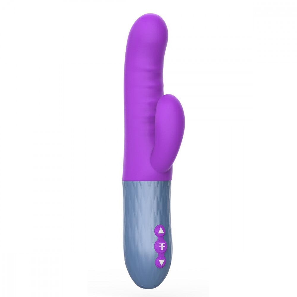 FemmeFunn Essenza Rechargeable Silicone Dual Stimulation Thrusting Vibrator - Buy At Luxury Toy X - Free 3-Day Shipping