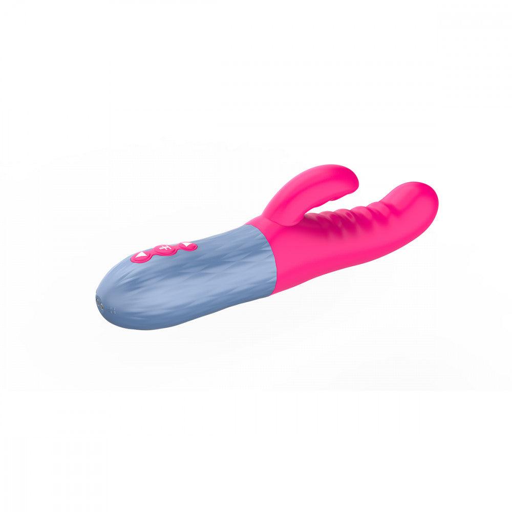 FemmeFunn Essenza Rechargeable Silicone Dual Stimulation Thrusting Vibrator - Buy At Luxury Toy X - Free 3-Day Shipping