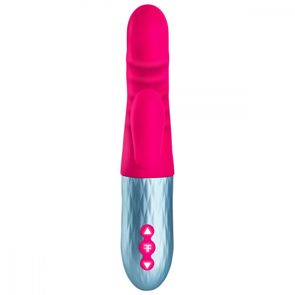 FemmeFunn Essenza Rechargeable Silicone Dual Stimulation Thrusting Vibrator - Buy At Luxury Toy X - Free 3-Day Shipping