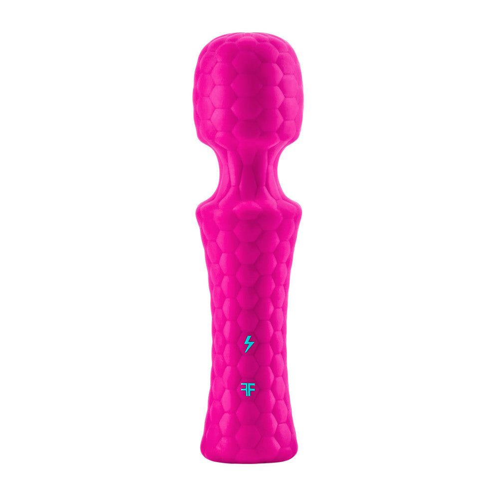 FemmeFunn Ultra Wand Mini Rechargeable Flexible Textured Silicone Vibrator - Buy At Luxury Toy X - Free 3-Day Shipping