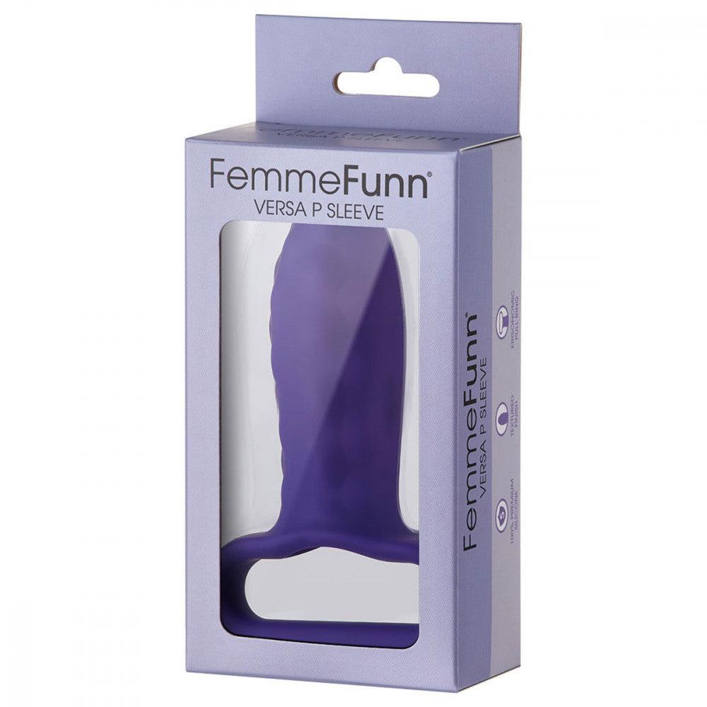 FemmeFunn Versa P Sleeve Textured Silicone Bullet Sheath - Buy At Luxury Toy X - Free 3-Day Shipping