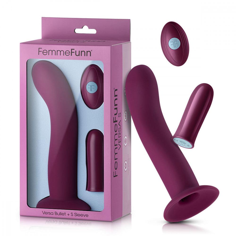 FemmeFunn Versa S Bullet Vibrator & Curved Silicone Sleeve - Buy At Luxury Toy X - Free 3-Day Shipping