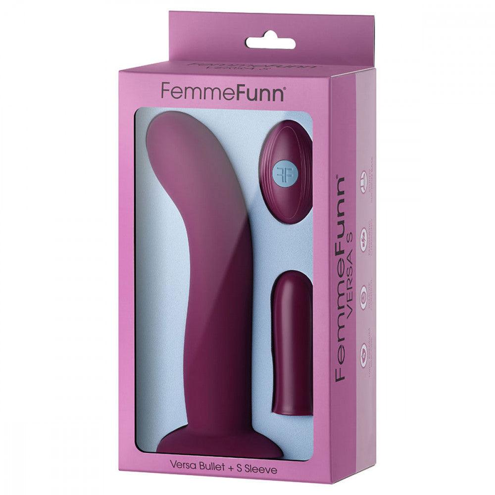 FemmeFunn Versa S Bullet Vibrator & Curved Silicone Sleeve - Buy At Luxury Toy X - Free 3-Day Shipping