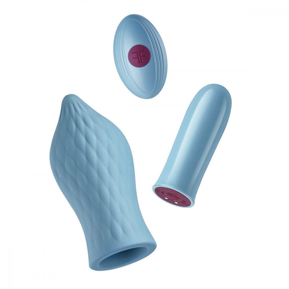 FemmeFunn Versa T Bullet Vibrator & Textured Silicone Tongue-Shaped Sleeve - Buy At Luxury Toy X - Free 3-Day Shipping