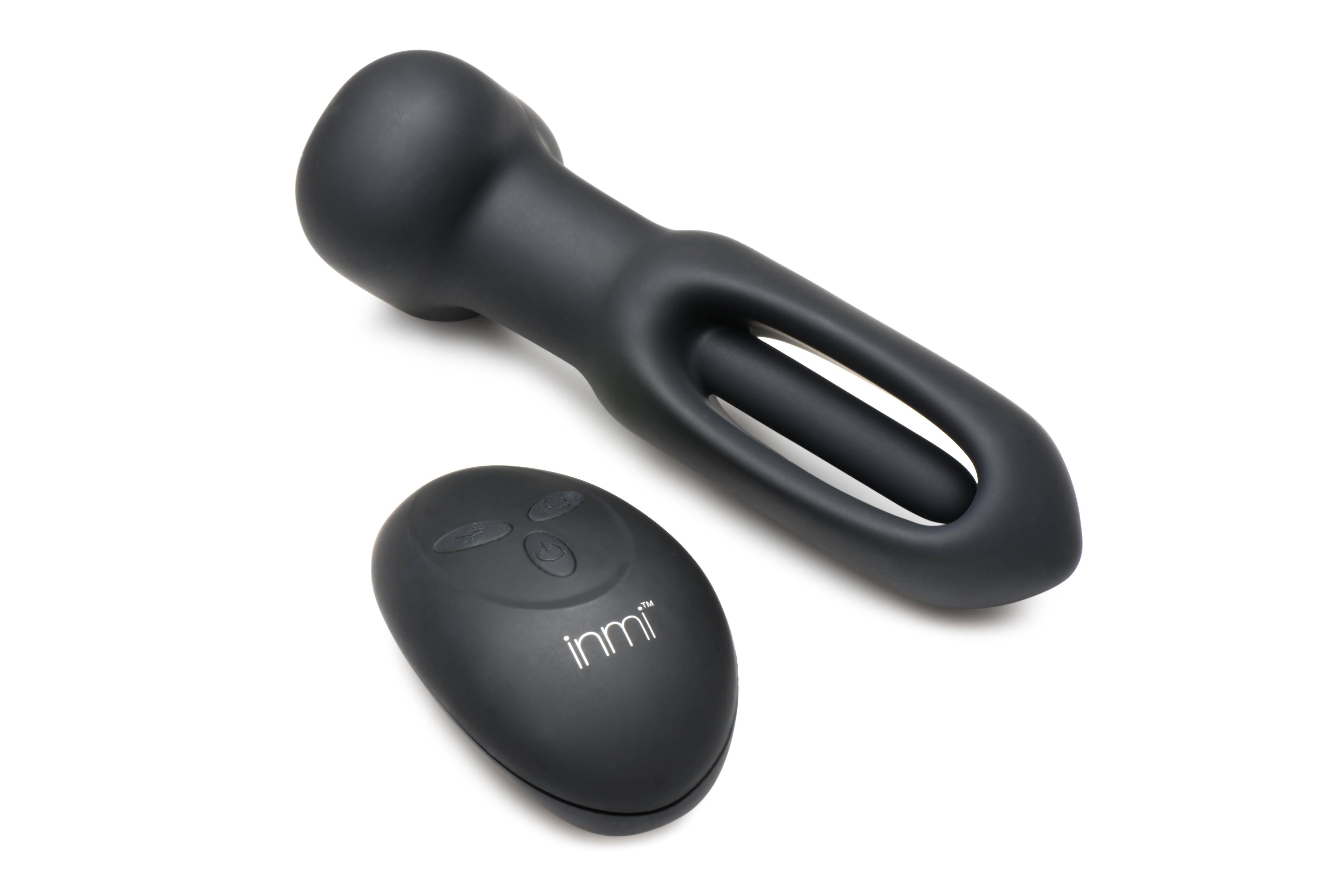 Flickers Bum Flick Flicking & Vibrating Rechargeable Silicone Butt Plug with Remote - Buy At Luxury Toy X - Free 3-Day Shipping