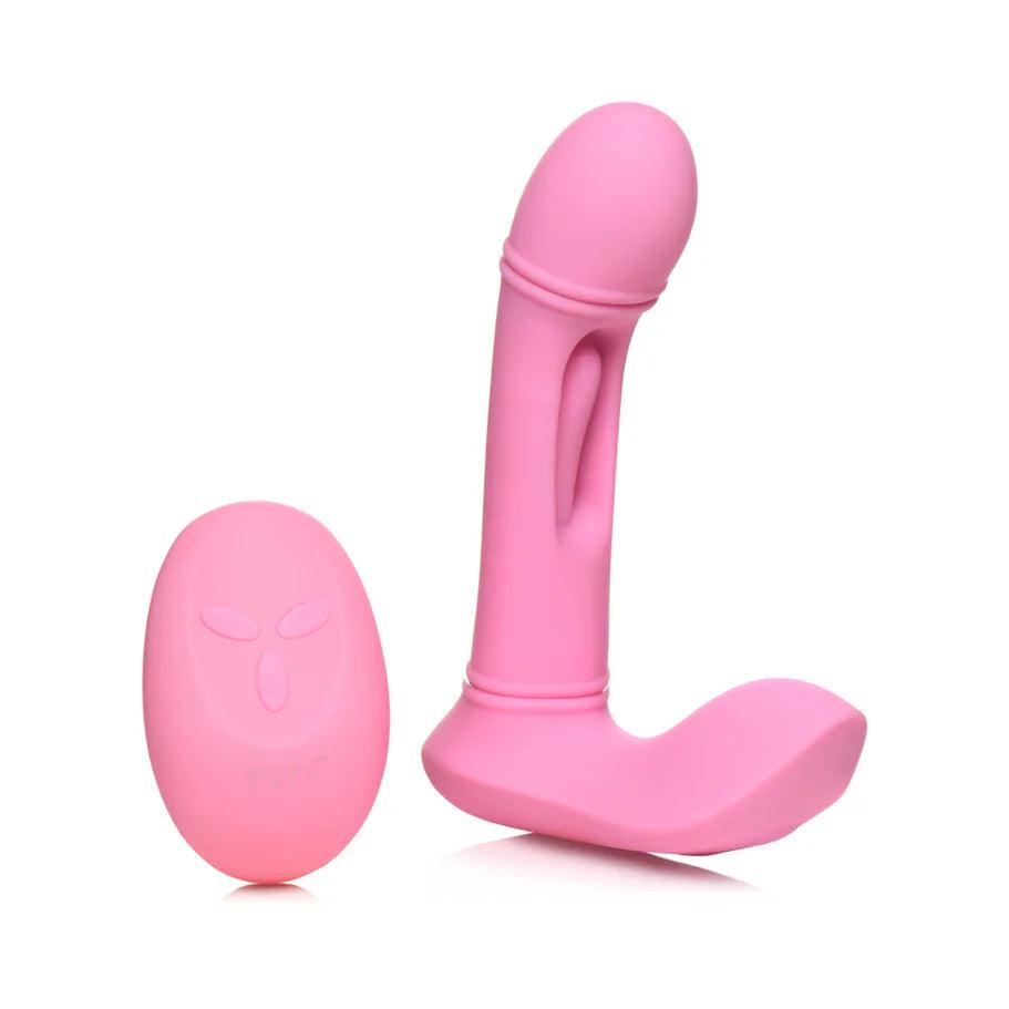 Flickers G-Flick Flicking G-Spot Rechargeable Silicone Vibrator with Remote - Buy At Luxury Toy X - Free 3-Day Shipping