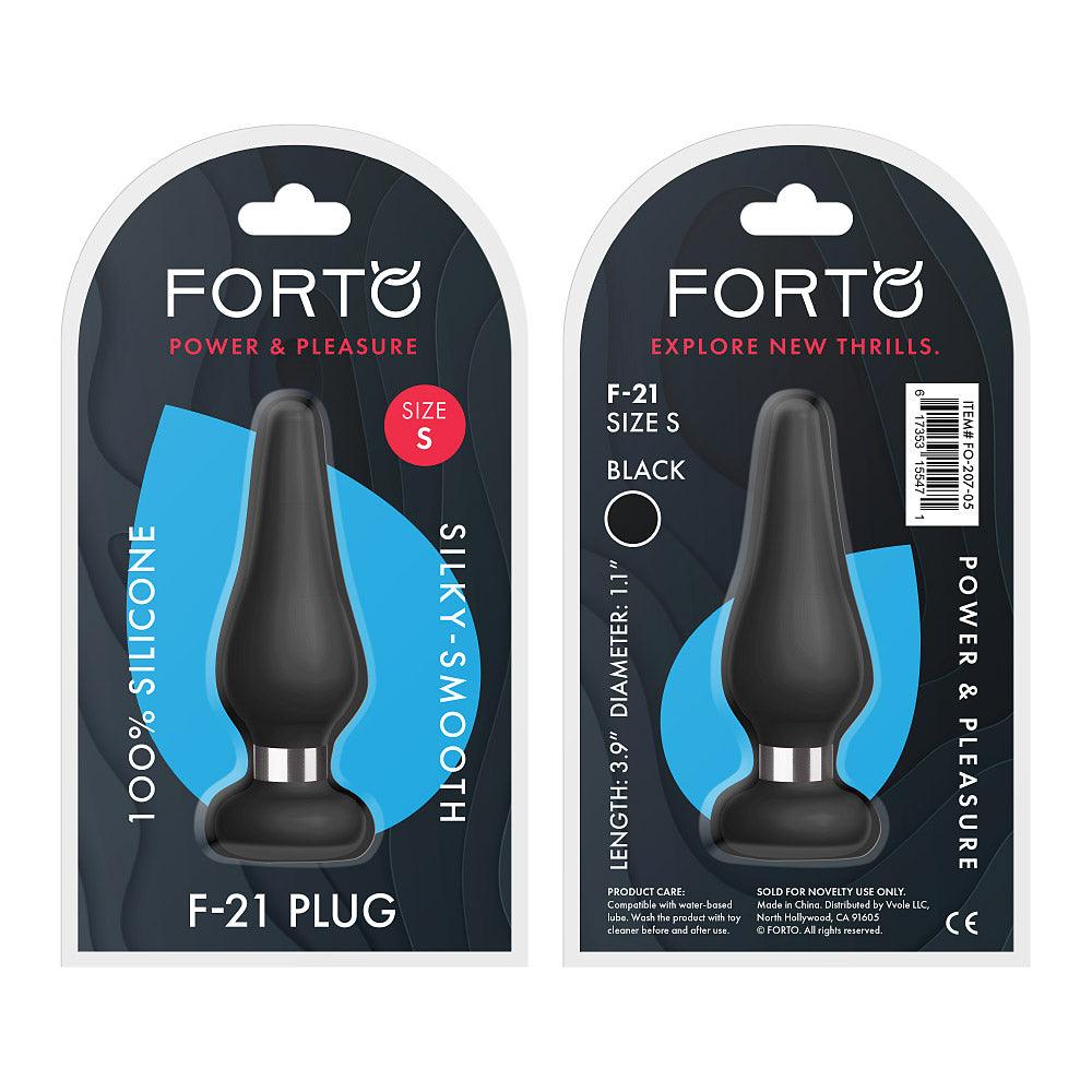 Forto F-21 Tear Drop Silicone Anal Plug - Buy At Luxury Toy X - Free 3-Day Shipping