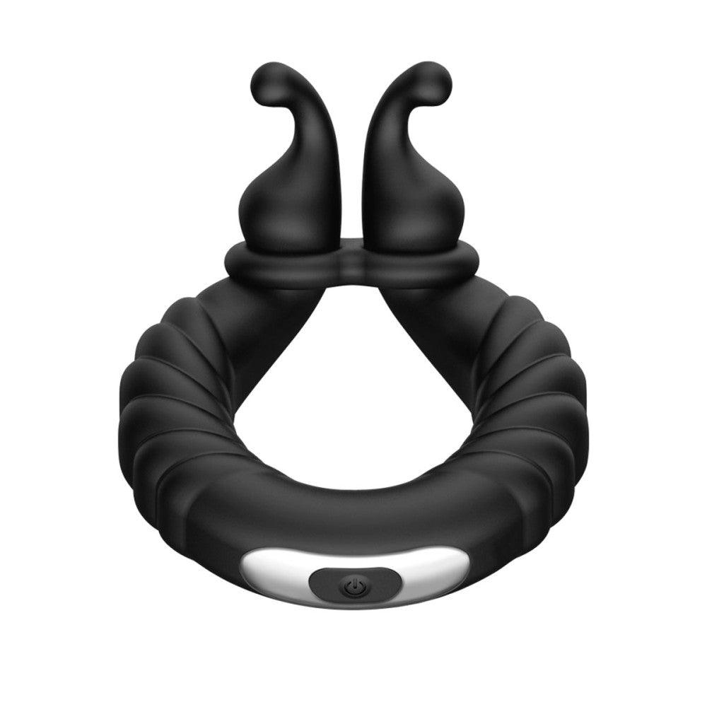 Forto F-24 Rechargeable Silicone Textured Vibrating Cockring - Buy At Luxury Toy X - Free 3-Day Shipping