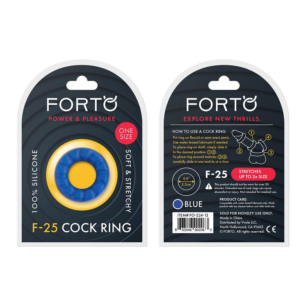 Forto F-25 Liquid Silicone Cockring 23mm - Buy At Luxury Toy X - Free 3-Day Shipping