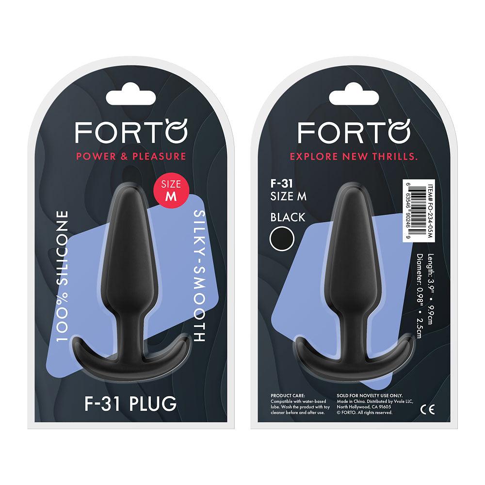 Forto F-31 Silicone Anal Plug - Buy At Luxury Toy X - Free 3-Day Shipping