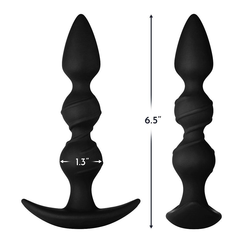 Forto F-42 Spiral Beads Silicone Anal Plug - Buy At Luxury Toy X - Free 3-Day Shipping