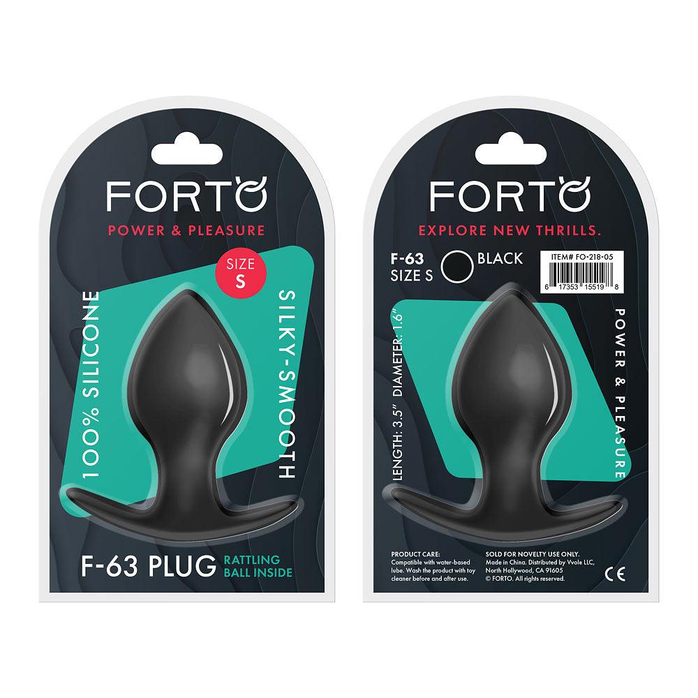 Forto F-63 Rattler Spade Silicone Anal Plug - Buy At Luxury Toy X - Free 3-Day Shipping