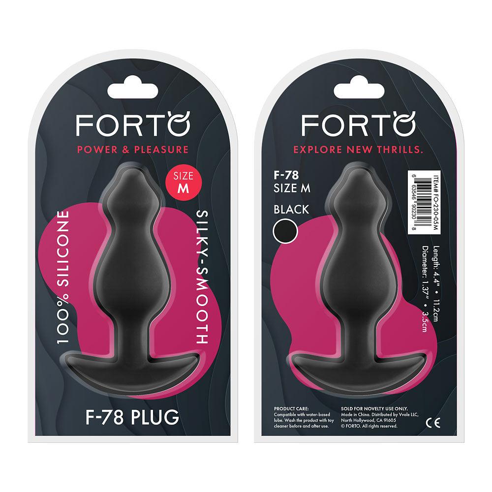 Forto F-78 Pointee Silicone Anal Plug - Buy At Luxury Toy X - Free 3-Day Shipping