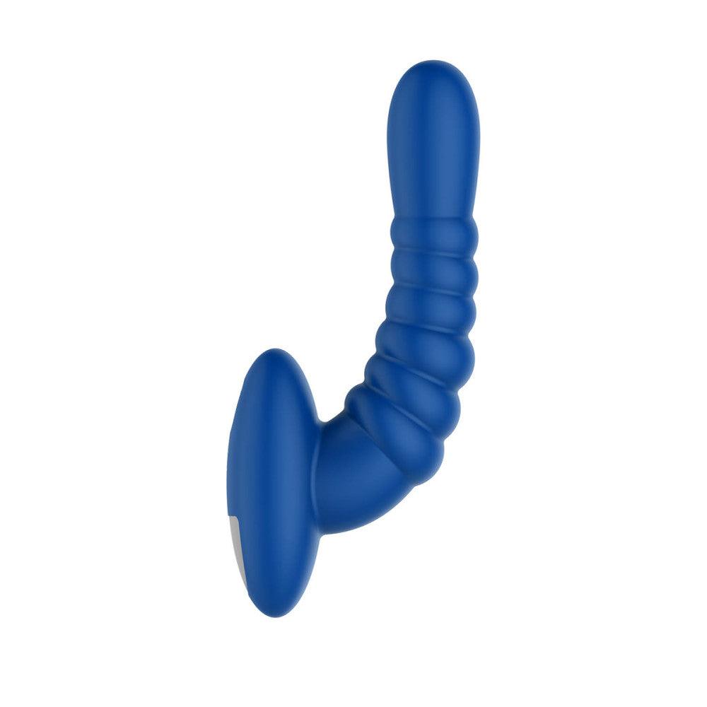 Forto Ribbed Pro Rechargeable Silicone Vibrating Anal Massager - Buy At Luxury Toy X - Free 3-Day Shipping