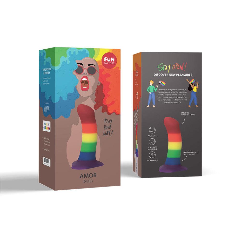 Fun Factory Limited Edition Rainbow Amor Dildo - Buy At Luxury Toy X - Free 3-Day Shipping