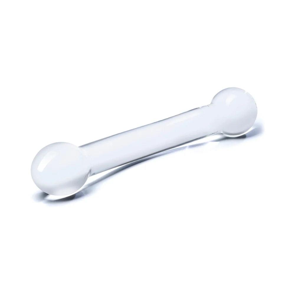 Glas 7" Curved Glass G Spot Stimulator - Clear - Buy At Luxury Toy X - Free 3-Day Shipping