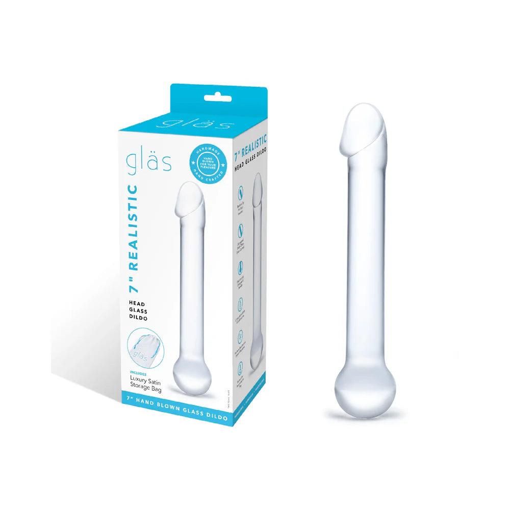 Glas Realistic Head Glass Dildo - Buy At Luxury Toy X - Free 3-Day Shipping