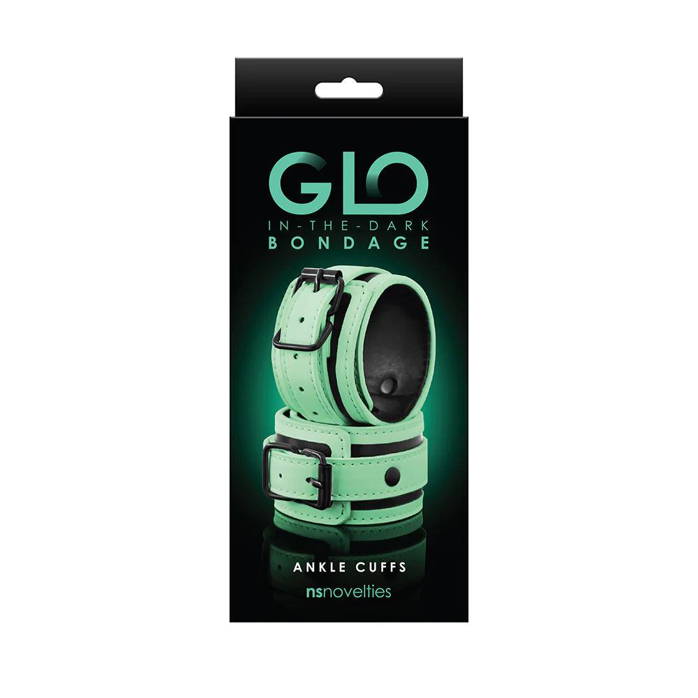 Glo Bondage Ankle Cuff Glow In The Dark - Buy At Luxury Toy X - Free 3-Day Shipping