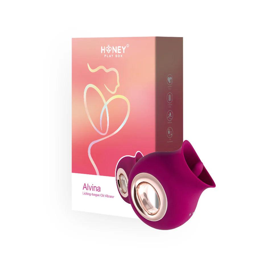 Honey Play Box Alvina Luxury Tongue Licking Clitoral Vibrator - Buy At Luxury Toy X - Free 3-Day Shipping