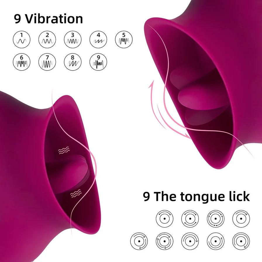 Honey Play Box Alvina Luxury Tongue Licking Clitoral Vibrator - Buy At Luxury Toy X - Free 3-Day Shipping