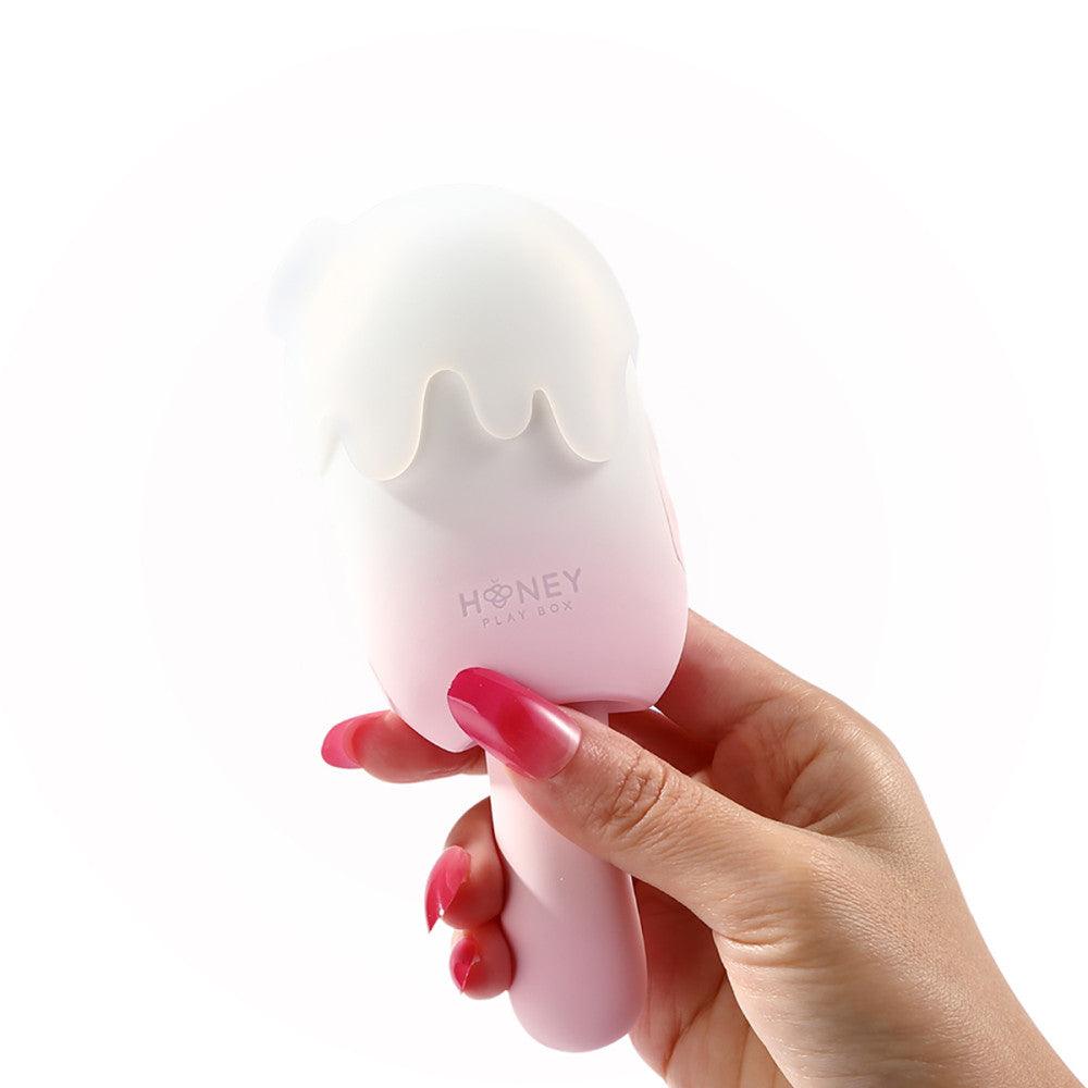 Honey Play Box Bite Me Sucking Tapping & Vibrating Cream Pop Stimulator - Buy At Luxury Toy X - Free 3-Day Shipping