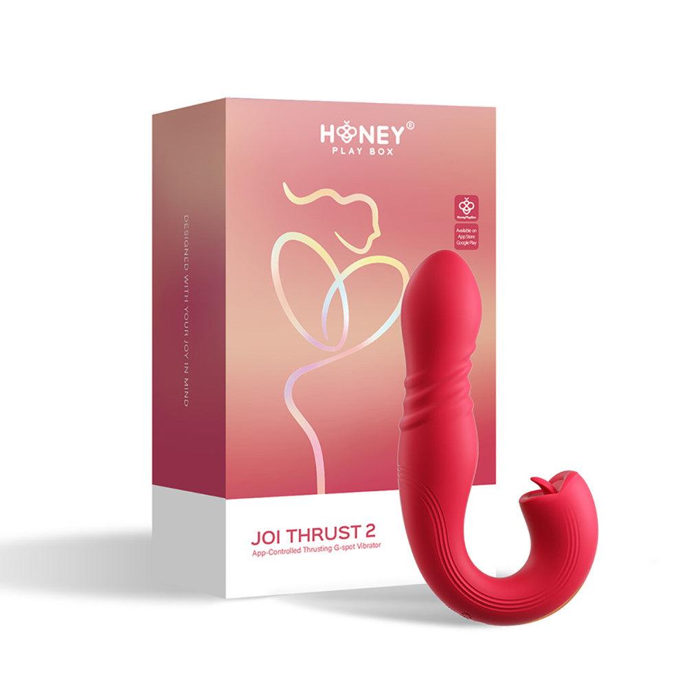 Honey Play Box Joi Thrust 2 App-Controlled Thrusting Vibrator & Clit Licker - Buy At Luxury Toy X - Free 3-Day Shipping