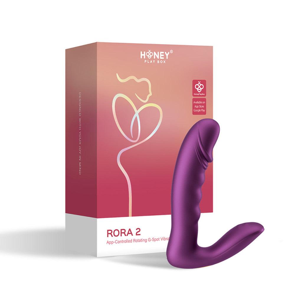 Honey Play Box Rora 2 App-Controlled Rotating G-Spot Vibrator & Clit Stimulator - Buy At Luxury Toy X - Free 3-Day Shipping