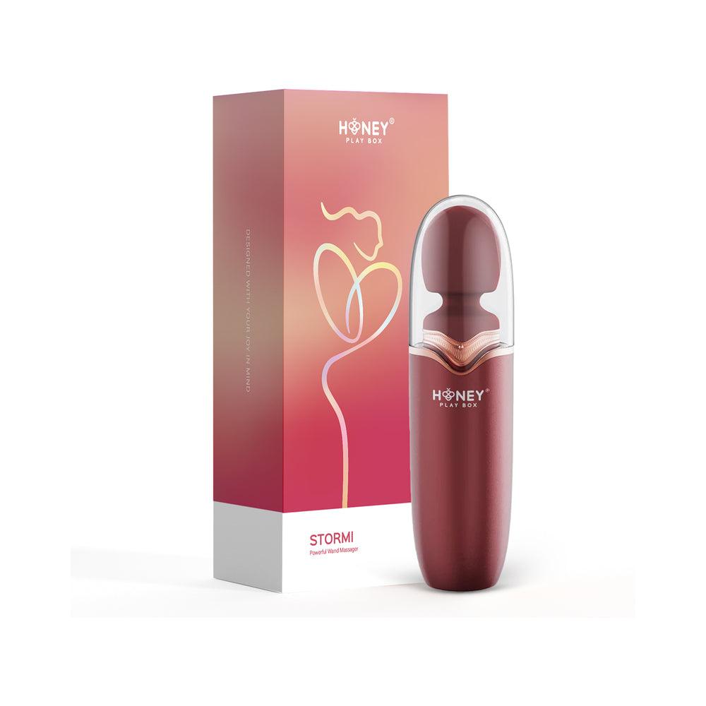 Honey Play Box Stormi Powerful Wand Massager With Charging Case - Buy At Luxury Toy X - Free 3-Day Shipping