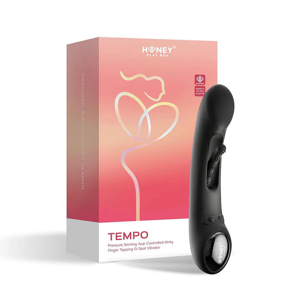 Honey Play Box Tempo Pressure Sensing App-Controlled Tapping G-Spot Vibrator - Buy At Luxury Toy X - Free 3-Day Shipping