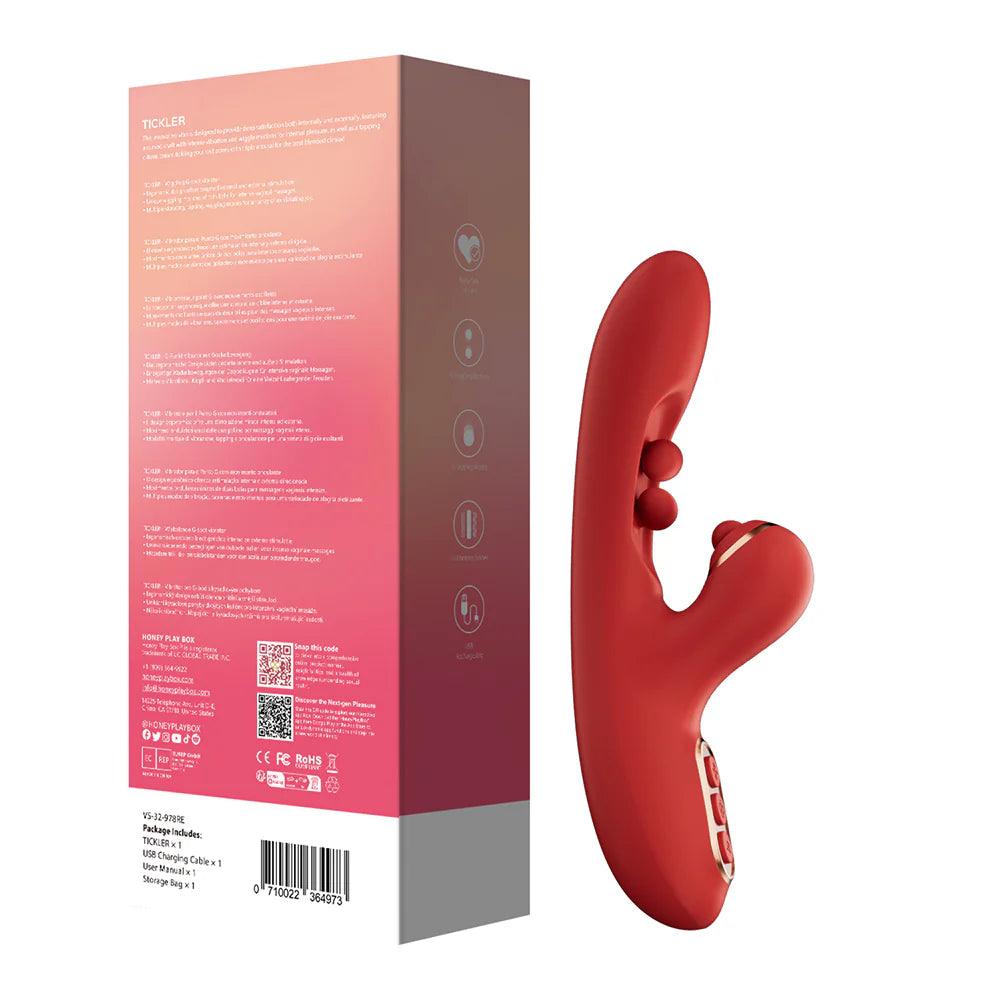 Honey Play Box Tickler Wiggling G-Spot Vibrator & Tapping Clitoral Stimulator - Buy At Luxury Toy X - Free 3-Day Shipping