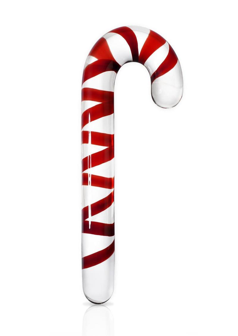 Icicles No 59 Candy Cane Glass Massager - Buy At Luxury Toy X - Free 3-Day Shipping