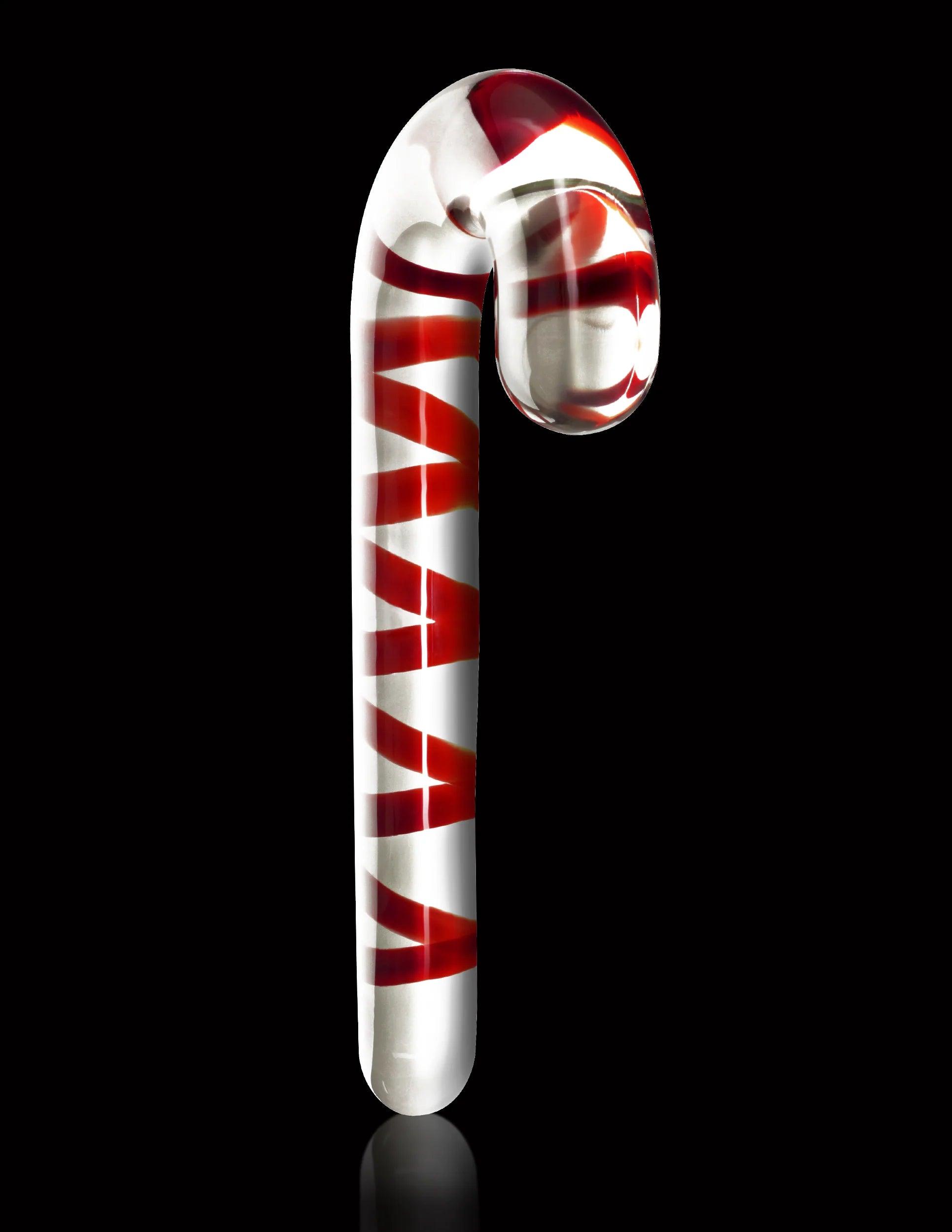 Icicles No 59 Candy Cane Glass Massager - Buy At Luxury Toy X - Free 3-Day Shipping