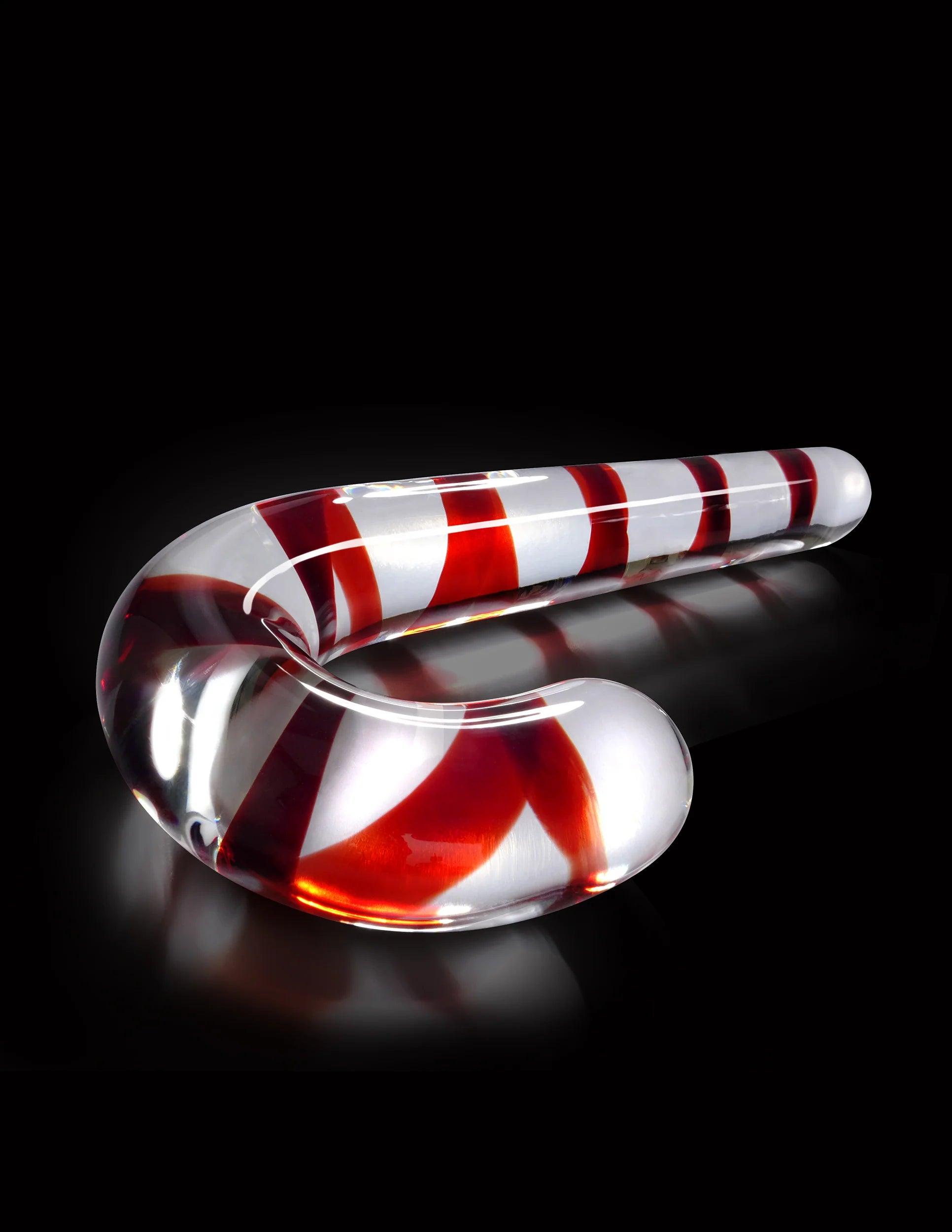 Icicles No 59 Candy Cane Glass Massager - Buy At Luxury Toy X - Free 3-Day Shipping