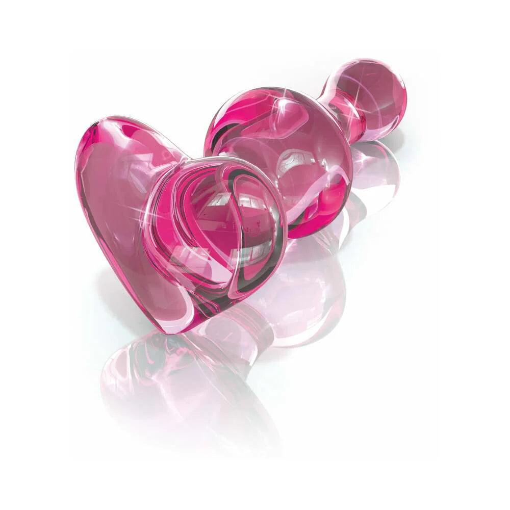 Icicles No 75 Beaded Heart Shaped Glass Anal Plug - Buy At Luxury Toy X - Free 3-Day Shipping