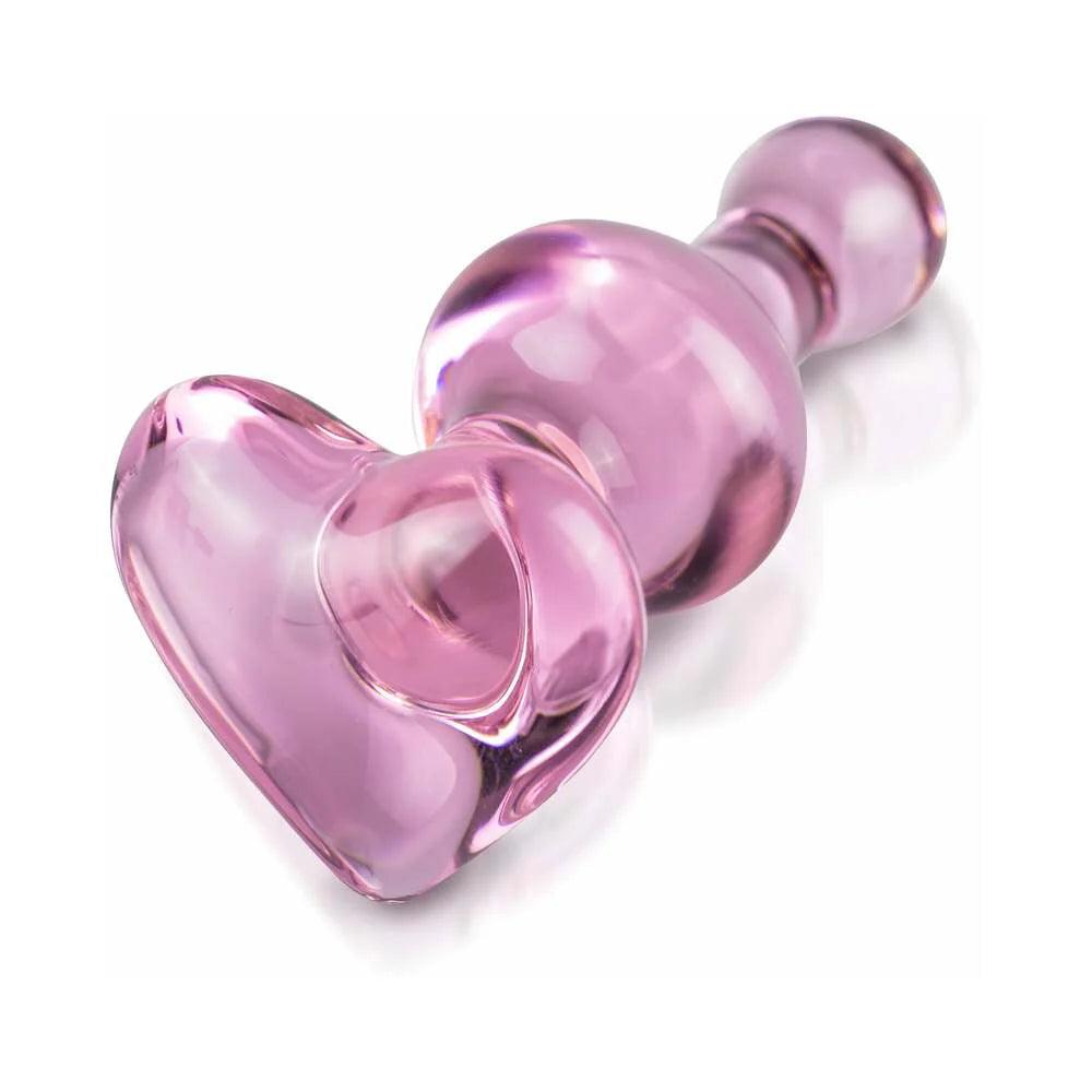 Icicles No 75 Beaded Heart Shaped Glass Anal Plug - Buy At Luxury Toy X - Free 3-Day Shipping