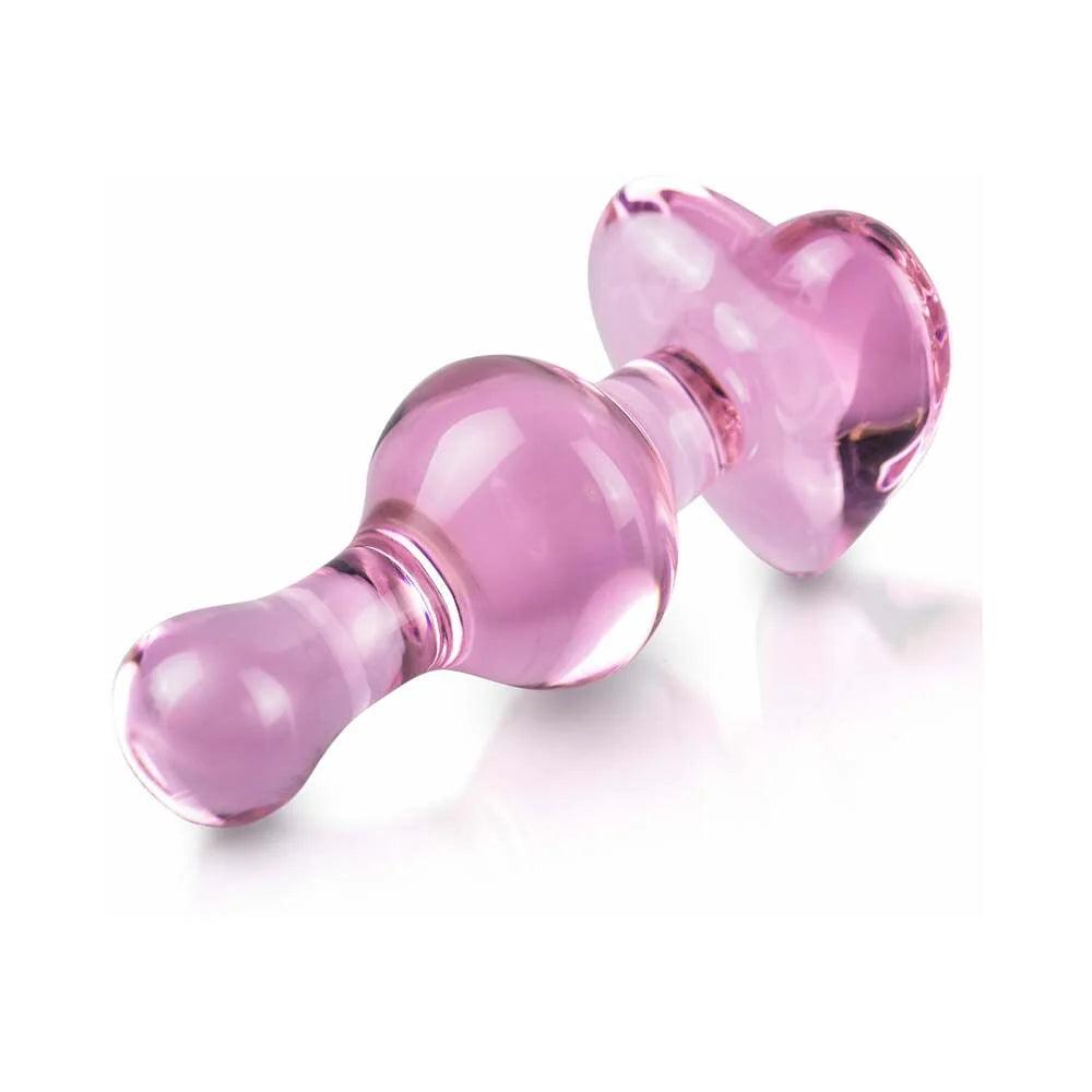 Icicles No 75 Beaded Heart Shaped Glass Anal Plug - Buy At Luxury Toy X - Free 3-Day Shipping