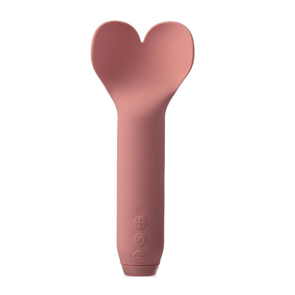 Je Joue Amour Rechargeable Silicone Heart-Shaped Fluttering Tip Bullet Vibrator - Buy At Luxury Toy X - Free 3-Day Shipping