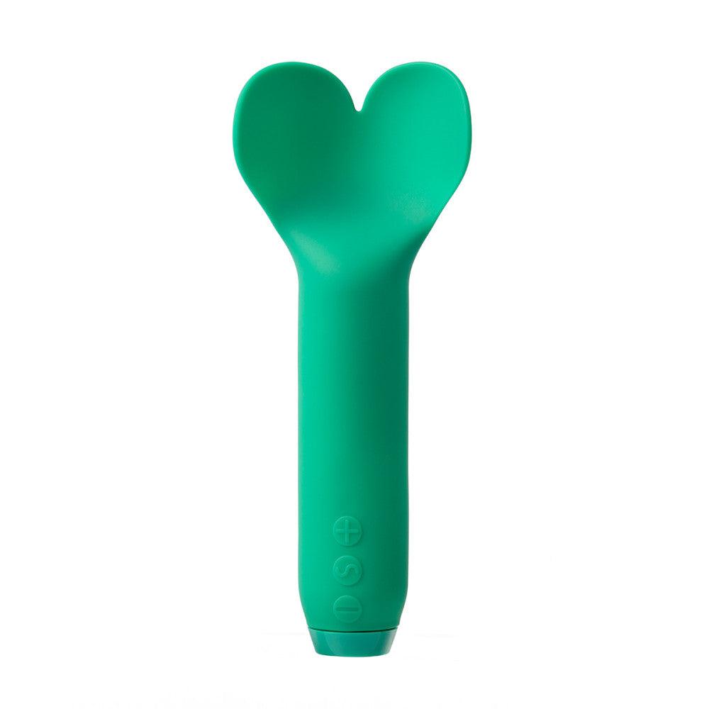 Je Joue Amour Rechargeable Silicone Heart-Shaped Fluttering Tip Bullet Vibrator - Buy At Luxury Toy X - Free 3-Day Shipping