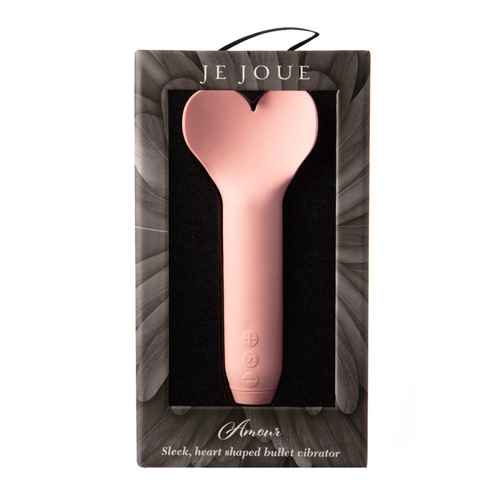 Je Joue Amour Rechargeable Silicone Heart-Shaped Fluttering Tip Bullet Vibrator - Buy At Luxury Toy X - Free 3-Day Shipping