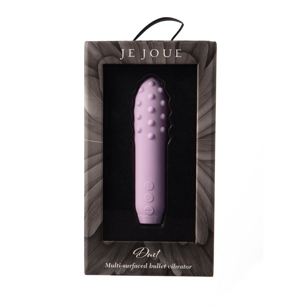 Je Joue Duet Rechargeable Silicone Multi-Surfaced Bullet Vibrator - Buy At Luxury Toy X - Free 3-Day Shipping